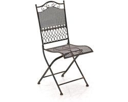 Nostalgische Klapstoel in Bronzen Kleur voor Terrazzo en Tuin