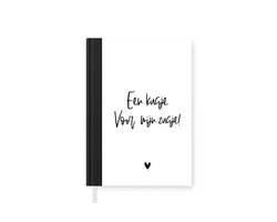 Notitieboek - Schrijfboek - Zus - Zusje - Spreuken - Een kusje voor mijn zusje! - Quotes - Notitieboekje klein - A5 formaat - Schrijfblok