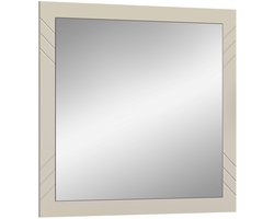 Notities spiegel zand beige mat MDF TZ zand beige melamine - 2x80x80cm