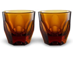 notNeutral Vero Cortado Glas - 125ml - Amber brown - Set van 2 glazen