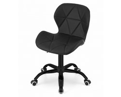 NOTO draaistoel eco-leer - zwart