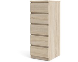 Noulan commode 5 lades eiken decor.
