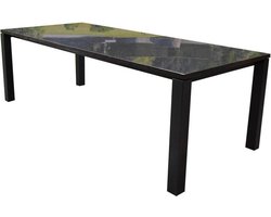 Nova dining tuintafel 240x100 cm angola black gezoet 3 cm graniet