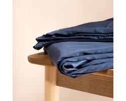 Novaline bamboe zomerhoes - Grijs - 1x kussensloop - Weighted blanket - Verzwaringsdeken - Dekbed - Kinderen - Wasbaar - Ventilerend - 100 x 150cm