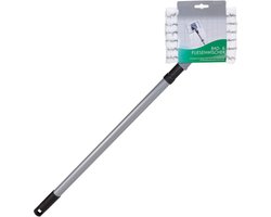 Novaliv tegelreiniger badkamerwand met telescopische steel inclusief microvezelhoes tegelwisser badkamerwisser tegelreiniger badkamer