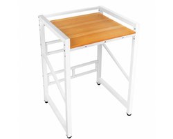 Novari - Opbergrek - Wasmachine kast - Wasmachine kast wasdroger kast - Wasmachine meubel - Verstelbaar - 73×63×105cm - Tot 350kg