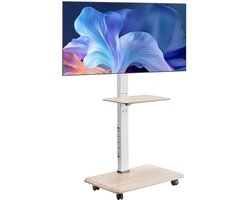 Novari - Tv standaard - Statief - Tv - Tv meubel - Tv kast - Standaard - Display standaard - Verrijdbaar en draaibaar - 32-70inch