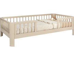 Novi at Home® Feline (Ronde Hoek) Peuterbed - 70x140 cm - Sand