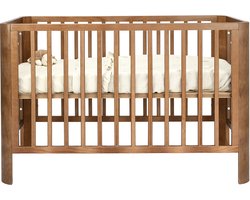 Novi at Home Philou Ledikant - Baby Bed 60x120 cm - verstelbaar bodem - Walnut
