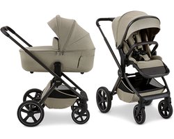 Novi Baby Luna Premium Kinderwagen - Zand - Duwstang in hoogte verstelbaar - Compact inklapbaar