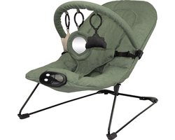 Novi Baby® Musical Cloud Wipstoel - Schommelstoel - Bouncer - Groen Melange