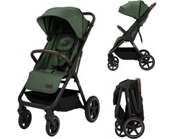 Novi Baby Xavi XL Premium - Solid Groen - Buggy - Geschikt van 0 - 22 kg - Hoge duwstang