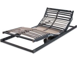 Novio Elektrisch - Lattenbodem - 90x200 cm - 28 lats - Elektrisch Verstelbaar - 5 instelbare zones - max 130 kg - Bedbodem