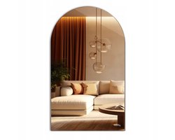 Novity® | Grote Ovale Wandspiegel – Afgesneden Zijde voor Woonkamer 60 x 100 cm