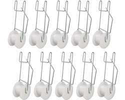 NTHProducts - Tomaten Trellis Roller Haken - 10 Pack - Duurzaam en weerbestendig - 15M Touw - Plant ondersteuning - Geschikt voor tuinieren - Praktisch...