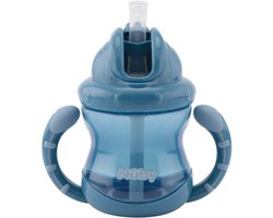Nuby Flip-It Drinkbeker - 240 ml - Blauw
