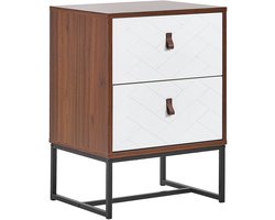 NUEVA - Nachtkastje - Wit - MDF