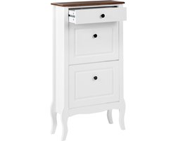 NUNDLE - Schoenenkast - Wit - MDF
