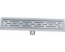 Nurion douchegoot met flens - 80 cm - RVS - High Quality