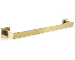 Nurion Handdoekbeugel goud vierkant 40cm - RVS - High Quality