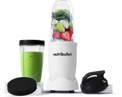 Nutribullet Exclusive Blender - 900 Watt - Smoothie Maker - 2 x 900 ml - Incl. To Go Desksel & Accessoires - Wit