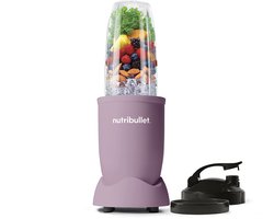 Nutribullet Exclusive Blender - 900 Watt - Smoothie Maker -700ml Drinkbeker - BPS- en BPS-vrij - To-Go deksel - Incl. Accessoires - Lavendel Paars - Incl. Digitaal Receptenboek
