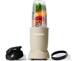 Nutribullet Exclusive Pastel - Blender - 900 Watt - Smoothie Maker - Incl. To Go Deksel & Accessoires - 700 ml Drinkbeker BPA & BPS-vrij –Linnen - Beige
