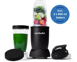Nutribullet Pro Exclusive Blender - 900 Watt - Smoothie Maker - 2x 900 ml To Go Drinkbekers - Zwart