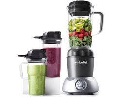 Nutribullet Select Blender - Warme en Koude Bereidingen - Pulse - 900 ml Schenkkan en 2 To Go Drinkbekers - 1000 Watt - Warme en Koude Bereidingen - Grijs