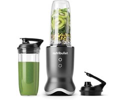 Nutribullet Ultra - Krachtige Blender - Incl. 2 To Go Bekers - 1200 Watt - Verlichte Touch Knoppen - Pulse Functie - Grijs