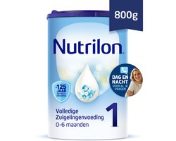 Nutrilon 1 Volledige Zuigelingenvoeding 0 - 6 maanden - Flesvoeding Vanaf De Geboorte – 800g