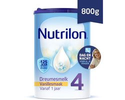 Nutrilon 4 Vanille Dreumesmelk  - Flesvoeding Vanaf 1 Jaar - 800g