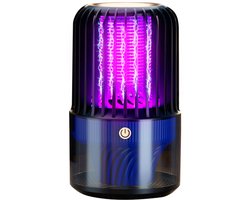 Nuvance Muggenlamp - Draadloos & Oplaadbaar - Muggenvanger - 2000V - UV Led - Insectenlamp - Incl. Opvangbak & Schoonmaakborstel