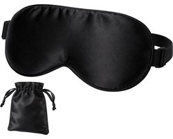 Nuvance Slaapmasker - Zijden - Oogmasker - Verstelbaar - Ademend Ontwerp - voor Mannen & Vrouwen - Slaapmaskers