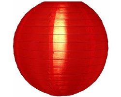 Nylon lampion rood - 35 cm