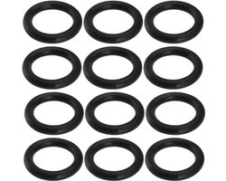 O-ringafdichtingen - EPDM rubberen O-ringen - Waterdicht - Zwart - Tuinaccessoires - Geschikt voor wateraansluitingen - 16 x 11 x 2,5 mm - 50 stuks.