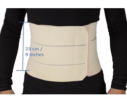 OBBOmed Elastische 3 banden bandage- geeft extra steun en stevigheid aan de rug, buik en lenden - Maat XL - MB 2310NXL