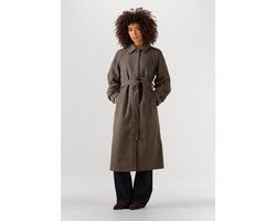 Object Objemma L/s Coat Jassen Dames - Taupe - Maat 34