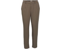 Object Objlisa Slim Pant Broeken Dames - Taupe - Maat 42