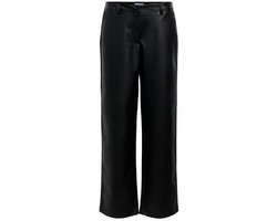 Object Objliva Mw Wide Pants Noos Broeken Dames - Zwart - Maat 34