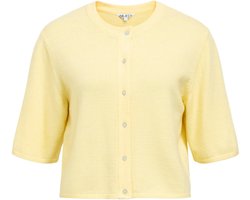 Object Vest Objthess Solid 3/4 Sleeve Cardigan 23048968 Sunlight Dames Maat - M