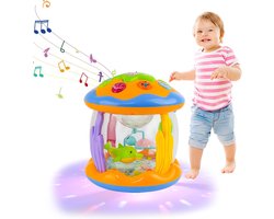 oCreon Ocean Speelgoed voor Baby's met Muziek - Interactief Projector Speelgoed voor 1+ Jaar