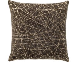 ODETTE | Sierkussen 45x45 cm | Dark Olive | Groen | Hoii | Met luxe binnenkussen