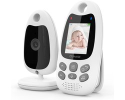 Oemmie Babyfoon - Babyfoon met Camera - Baby Monitor - Baby Camera - Video & Audio - Nachtvisie - Wit