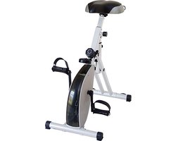 Office Bike Pro - Wit - Bureaufiets - Stoelfiets met Magnetische Weerstand - Inklapbare Deskbike voor Sta-Zit Bureau