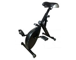 Office Bike Pro - Zwart - Bureaufiets - Stoelfiets met Magnetische Weerstand - Inklapbare Deskbike voor Sta-Zit Bureau