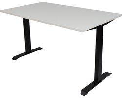Office Hero® Cosmic - In hoogte verstelbaar bureau zwart frame- Game bureau - Computertafel - Werktafel - 160x80 - Wit