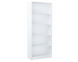 Office open boekenkast R6 WIT