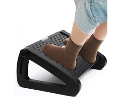 Office voetensteun, verstelbare bureau en kruk, 6-niveau anti-slip hoogte, verstelbare home anti-slip hoogte, verbetering van de beenbloeding, kantoor, thuis, reizen