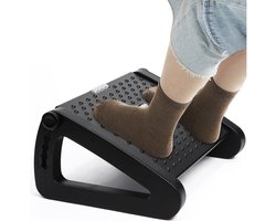 Office voetensteun, verstelbare bureau en kruk, 6-niveau antislip hoogte, verstelbare home anti-slip hoogte, verbetering van de beenbloeding, kantoor, thuis, reizen